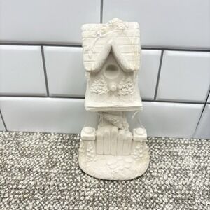 NIP California Creations '95 Birdhouse Plaster Sealed Ready To Paint 20185
